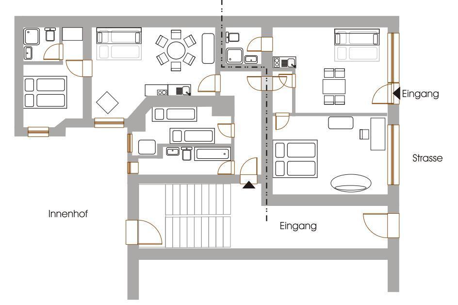 Altbauwohnung mit 3 Bädern  Berlin Exterior foto